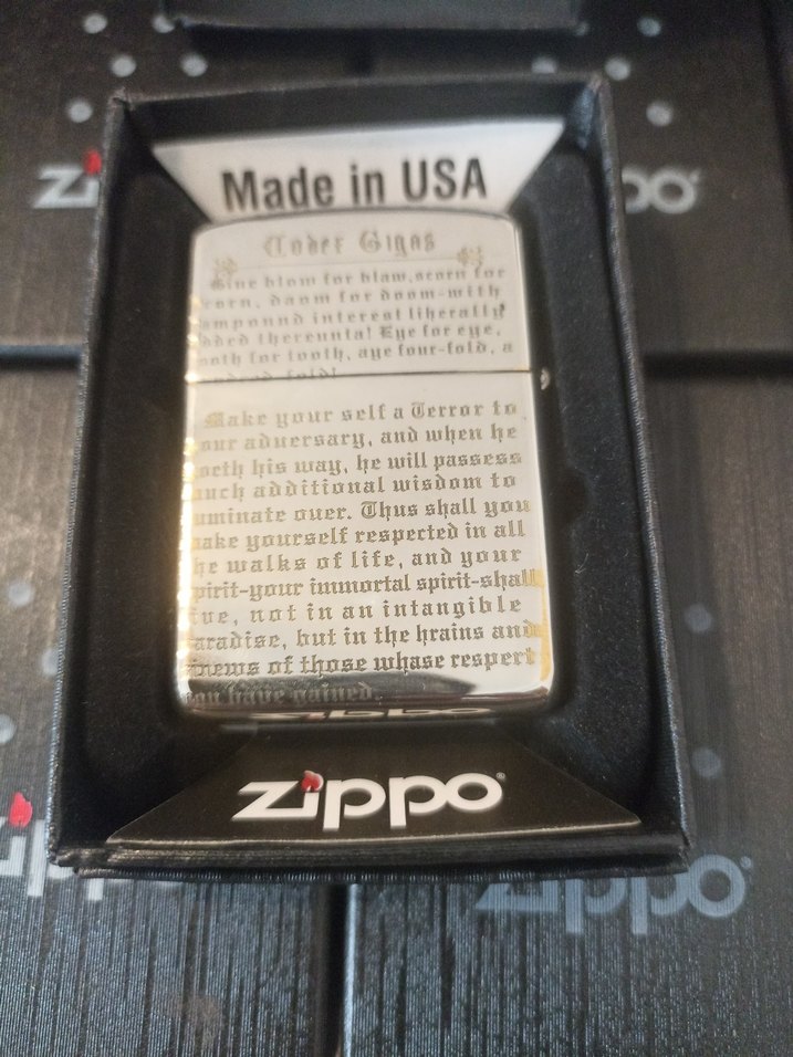 Zippo Altın Renk Vintage Erkek Rozeti - Görsel 2