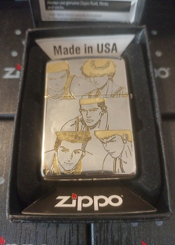 Made in USA Altın Renkli Zippo Çakmak - Görsel 2