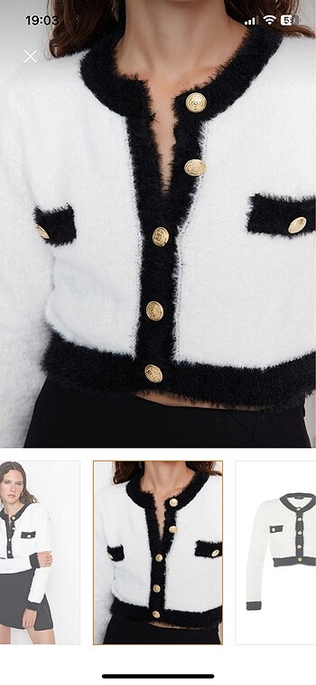 Trendyol & Milla Crop Ceket