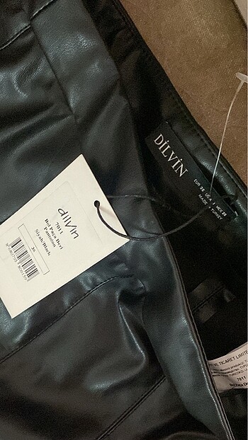 Dilvin deri pantalon