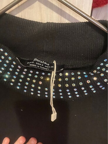 s Beden siyah Renk Orj bershka sweat elbise