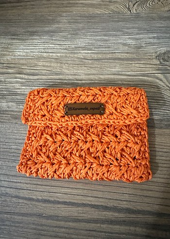 Örgü  mini cüzdan  istenilen  renklerde şipariş. Üzerine yapılır - Görsel 3