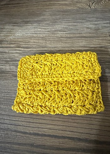 Örgü  mini cüzdan  istenilen  renklerde şipariş. Üzerine yapılır - Görsel 2