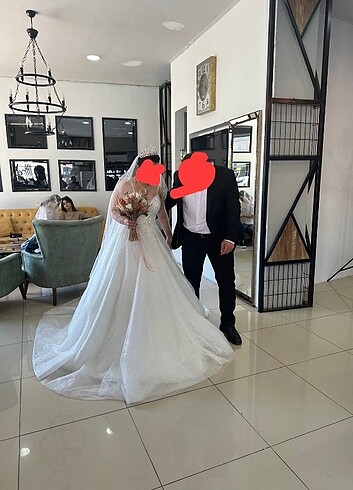 Diğer Prenses model kabarık Gelinlik