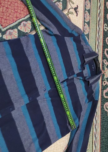 Loft Erkek Gri Çizgili Sokak Stili Gömlek - Görsel 7