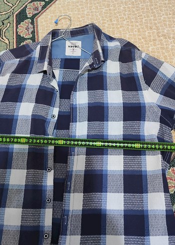 Gri Baskılı Uzun Kollu Erkek Gömlek - Görsel 8