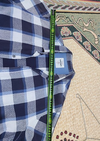 Gri Baskılı Uzun Kollu Erkek Gömlek - Görsel 9