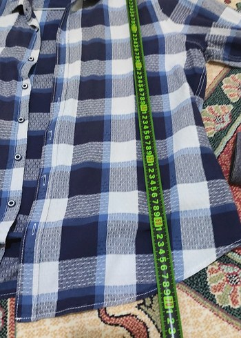 Gri Baskılı Uzun Kollu Erkek Gömlek - Görsel 6