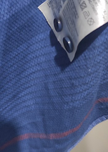 Mavi Pilili Uzun Kollu Oversize Gömlek - Görsel 5