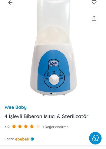 Renkli Bebek Biberon Sterilizatörü - Görsel 3