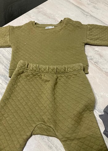 Bej Erkek Bebek Triko Sweatshirt - Görsel 3