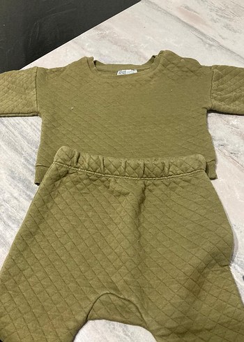 Bej Erkek Bebek Triko Sweatshirt - Görsel 4