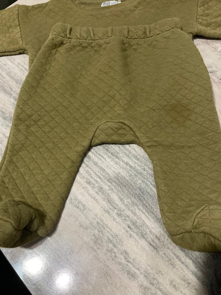 Bej Erkek Bebek Triko Sweatshirt - Görsel 2