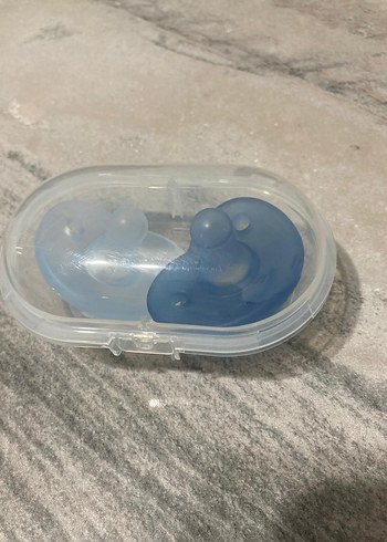 Mavi ve Gri Emzik Seti - Görsel 3