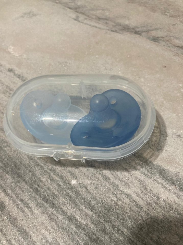 Mavi ve Gri Emzik Seti - Görsel 3