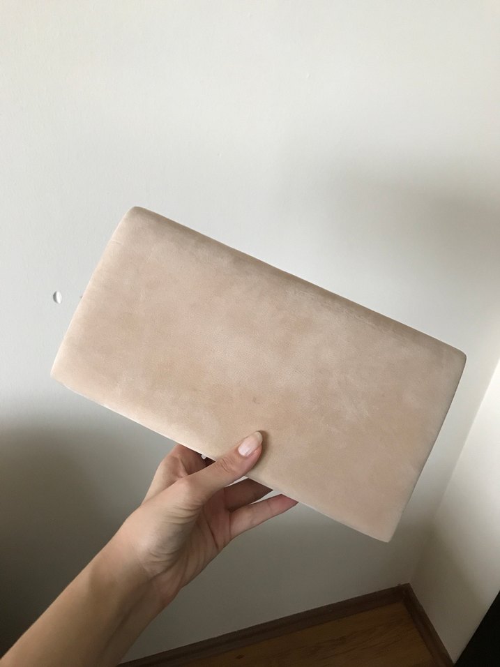 Bej Süet Kadın Portföy Çanta - Görsel 2