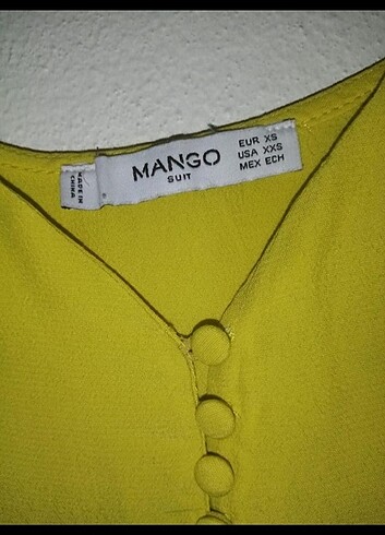 xs Beden Mango bluz 