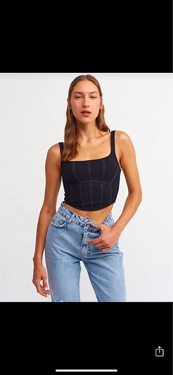 Zara Fermuarlı crop