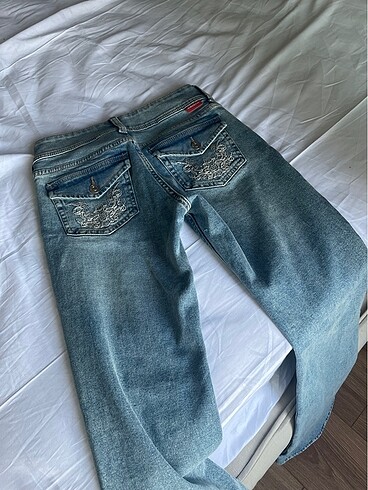 xs Beden mavi Renk Y2k 2000ler Pantolon