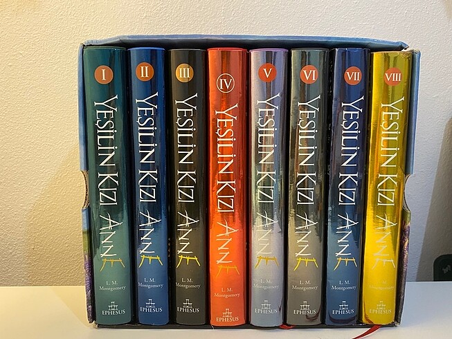 Yeşilin kızı Anne 8 Kitaplık Set