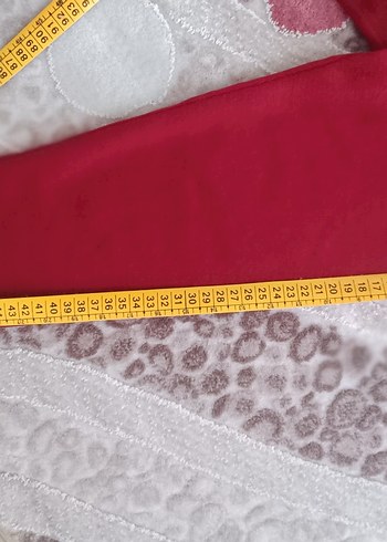 Bordo Baskılı Kadın Triko Sweater Kazak - Görsel 3