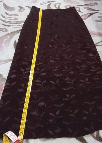 Bordo Drapeli Kadın Uzun Etek - Görsel 6