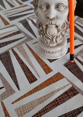 Sokrates heykel büst hediyelik - Görsel 3