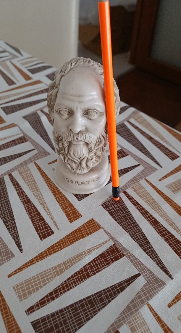 Sokrates heykel büst hediyelik - Görsel 2
