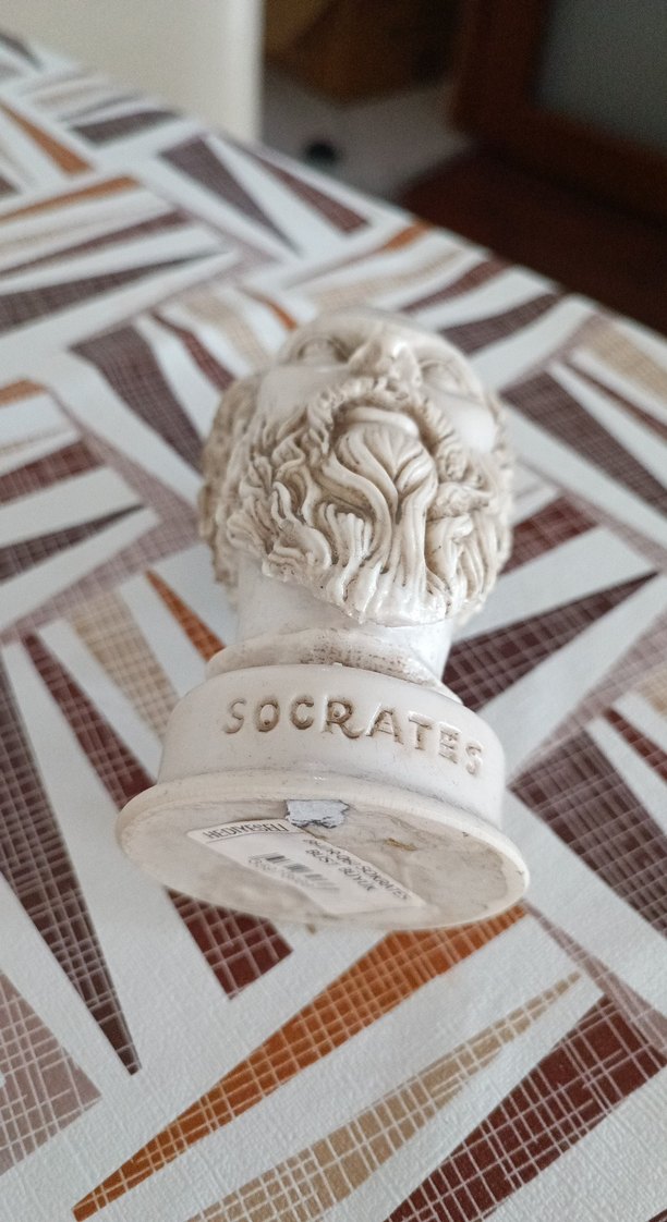 Sokrates heykel büst hediyelik - Görsel 5