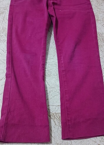 Kız çocuk kırmız keten ı pantolon  - Görsel 6