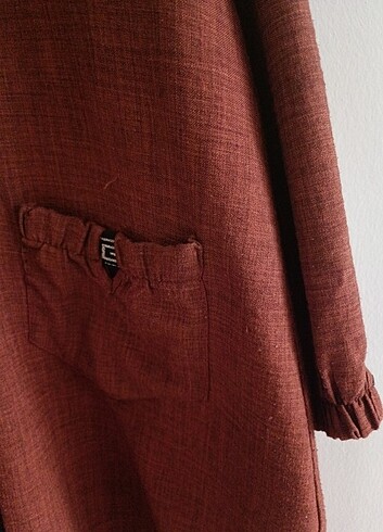 Tunik bayan ferace trençkot - Görsel 7