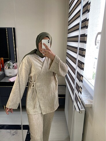 Keten kimono takım