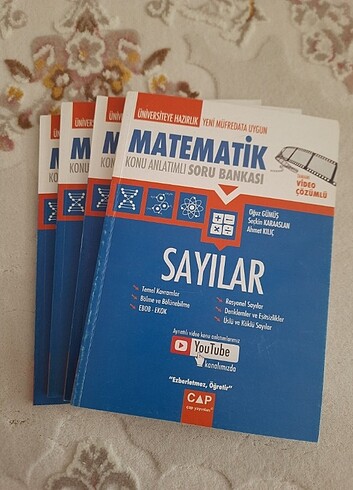 Çap Yayınları tyt matematik fasikül seti