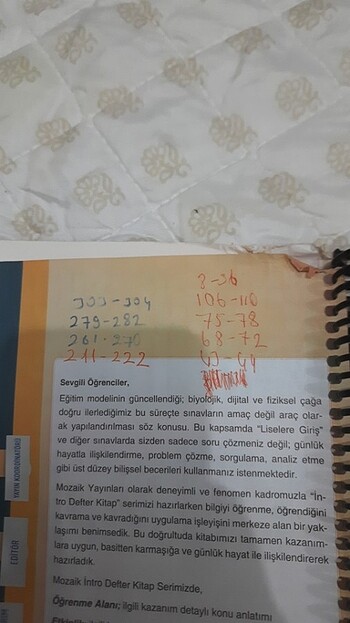  İntro mozaik Türkçe 6 sınıf defter kitap