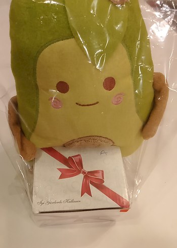 Yeşil Pastel Avokado Peluş Oyuncak