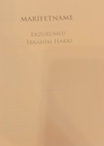 Beden Renk Marifetname Tam Metin - Erzurumlu İbrahim Hakkı