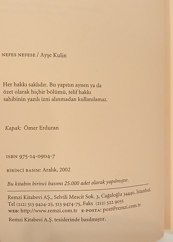 Beden Nefes Nefese - Ayşe Kulin