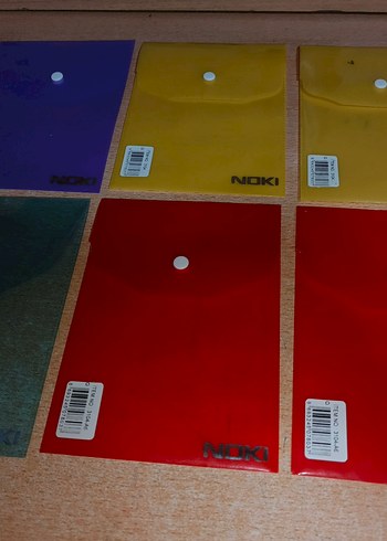 Noki Düğmeli Dosya Seti zarf dosya a6 - 6adet fiyati - Görsel 2