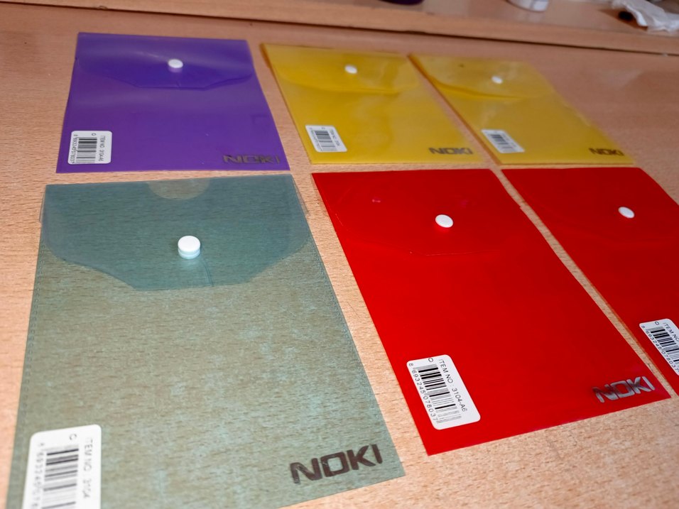 Noki Düğmeli Dosya Seti zarf dosya a6 - 6adet fiyati - Görsel 4