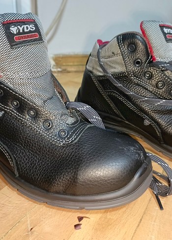 YDS İŞ AYAKKABISI 42 no sıfır Siyah Gri Bağcıklı Erkek Spor Bot - Görsel 8