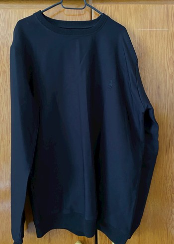 xxl Beden Siyah Polo Erkek Sweatshirt Uzun Kollu