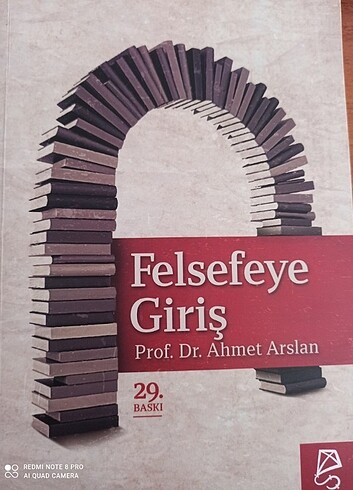 Felsefeye Giriş Prof.Dr. Ahmet Arslan