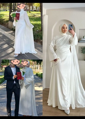 nikah elbisesi 1500 tl krlk