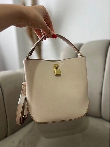 Mango kilitli shopper çanta