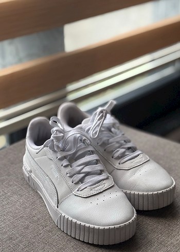 Kadın puma carina 2.0 beyaz spor ayakkabı - Görsel 2