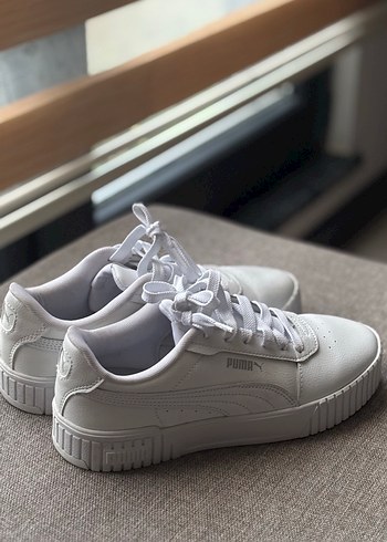 Kadın puma carina 2.0 beyaz spor ayakkabı - Görsel 4