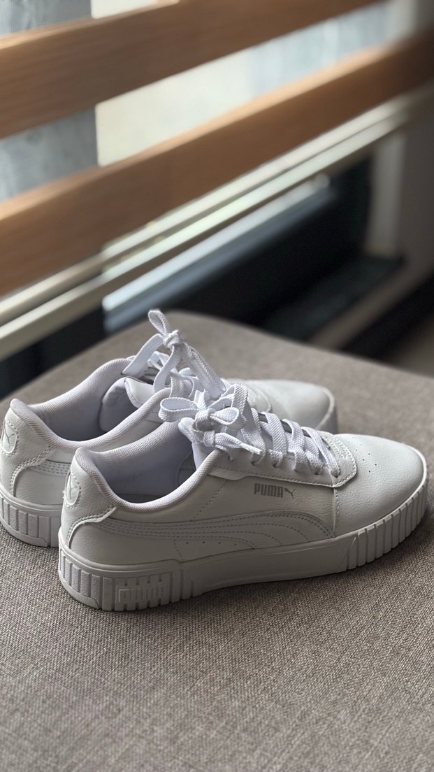 Kadın puma carina 2.0 beyaz spor ayakkabı - Görsel 4