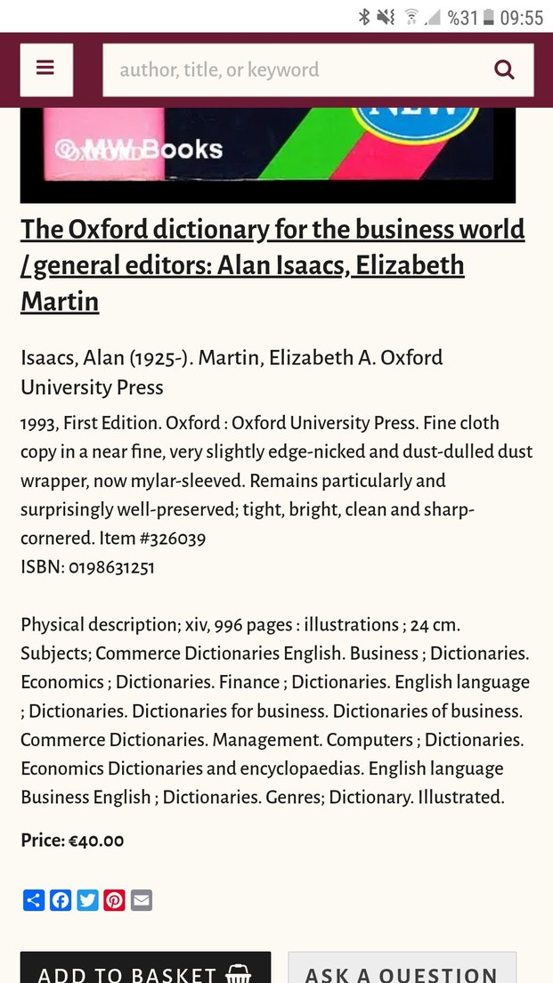 Oxford Business World Sözlüğü ingilizce - Görsel 5