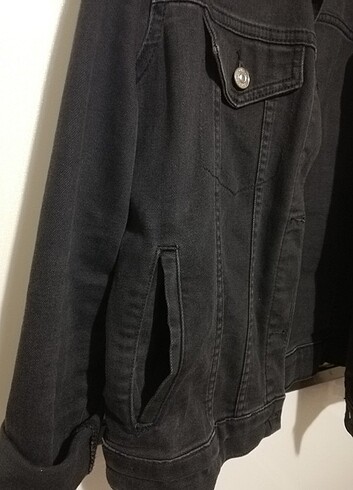LC Waikiki LCW JEANS siyah kot ceket