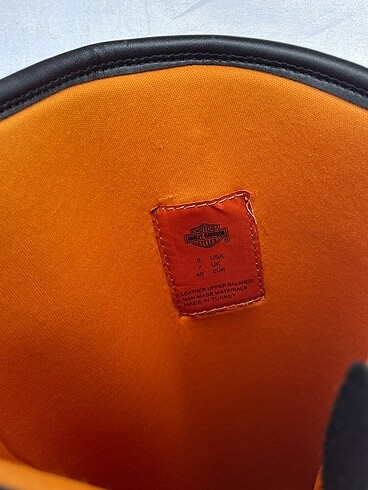 40 Beden siyah Renk Harley Davidson Çizme %70 İndirimli.
